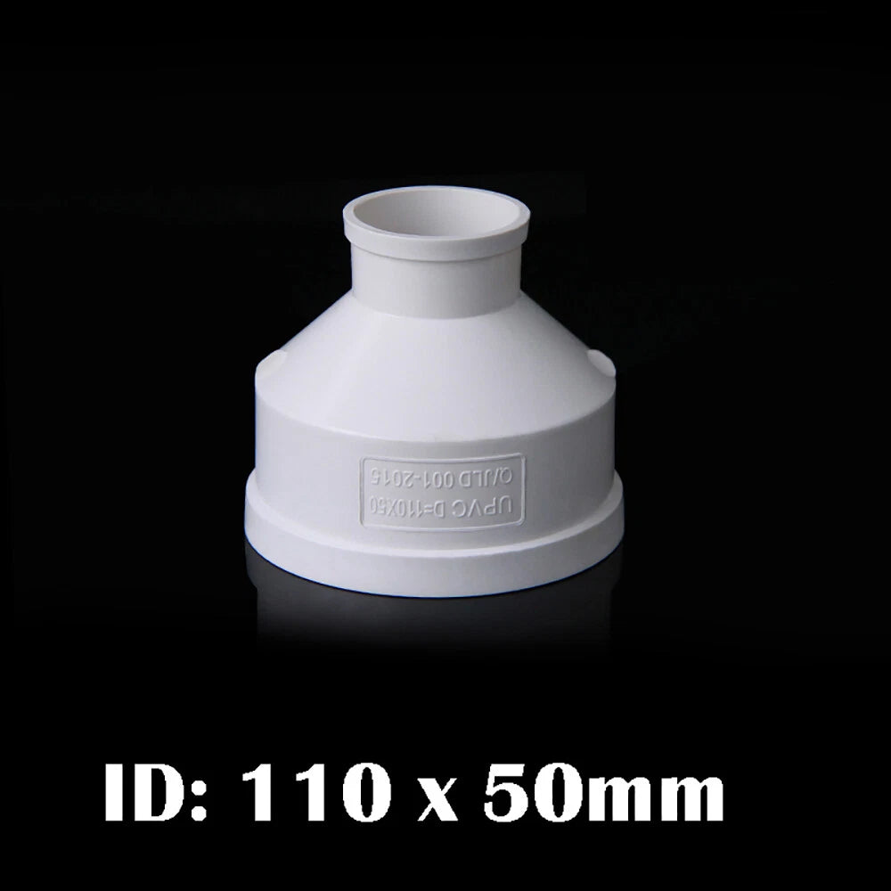 PVC Reducer Fittings Water Pipe Fittings 75 x 50mm~315 x 200mm Adapter Connector