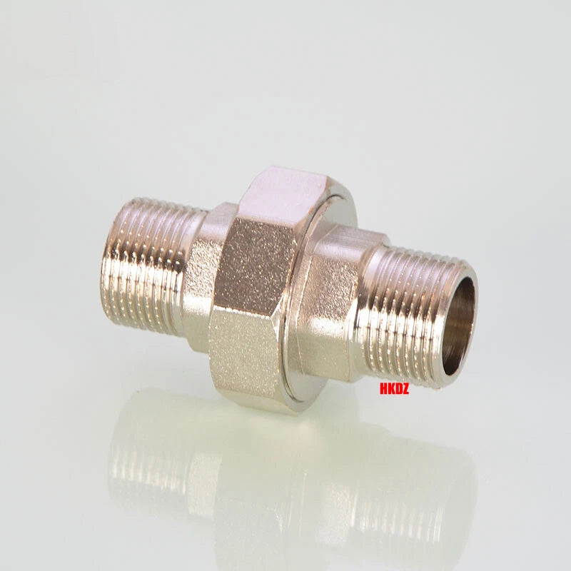 BSP Brass Pipe Fittings — Male Female Threaded Reducing Adapter | Copper & Nickel-Plated