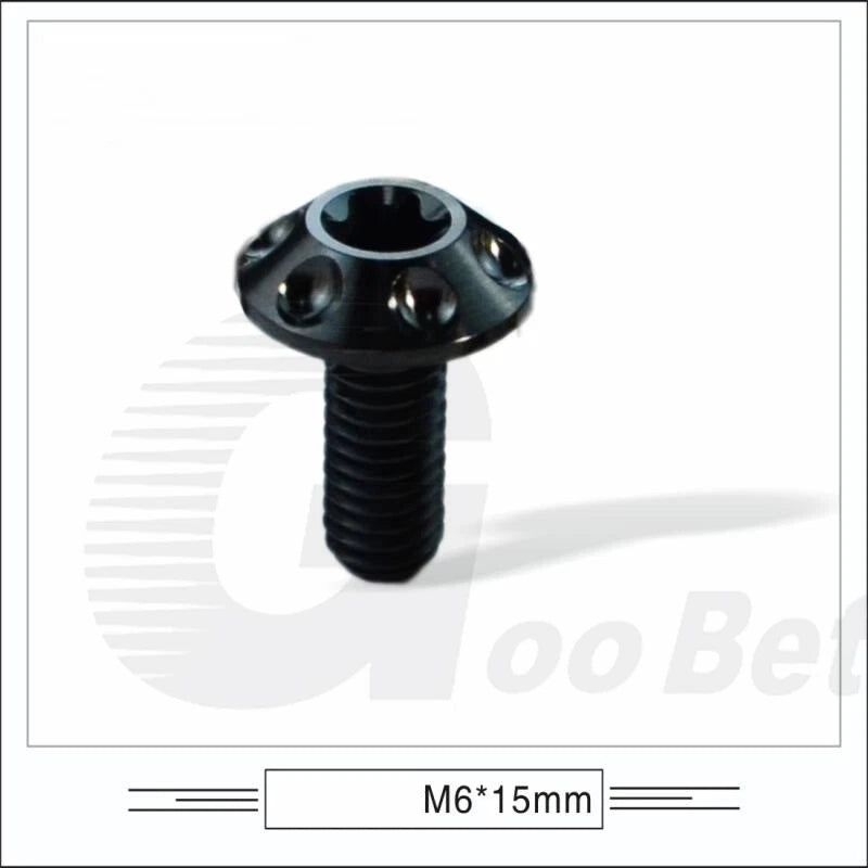 M6 x 15mm 20mm Titanium Motorcycle Decorative Bolt Torx Screws T30 Tuning Repair