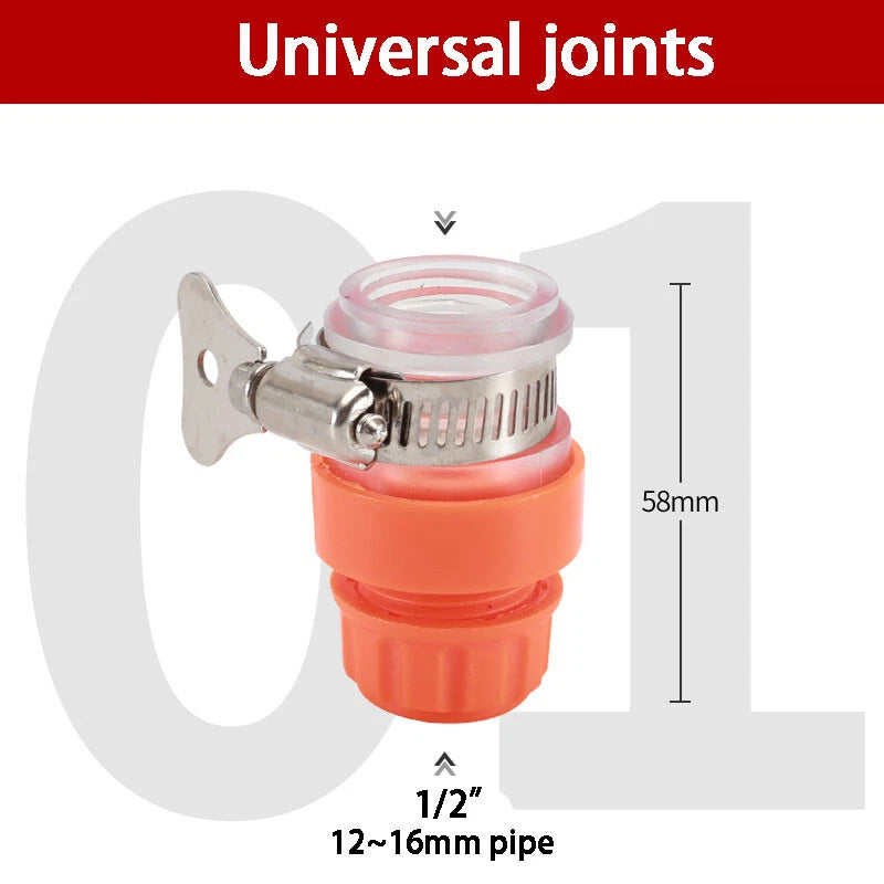 Tap Hose Connector Universal Fitting Attachment Hose Pipe Garden Water Connector