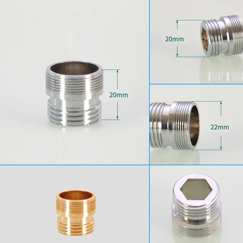 BSP Thread Male to Female Tap Connector Adapter — Kitchen & Garden Hose Fitting