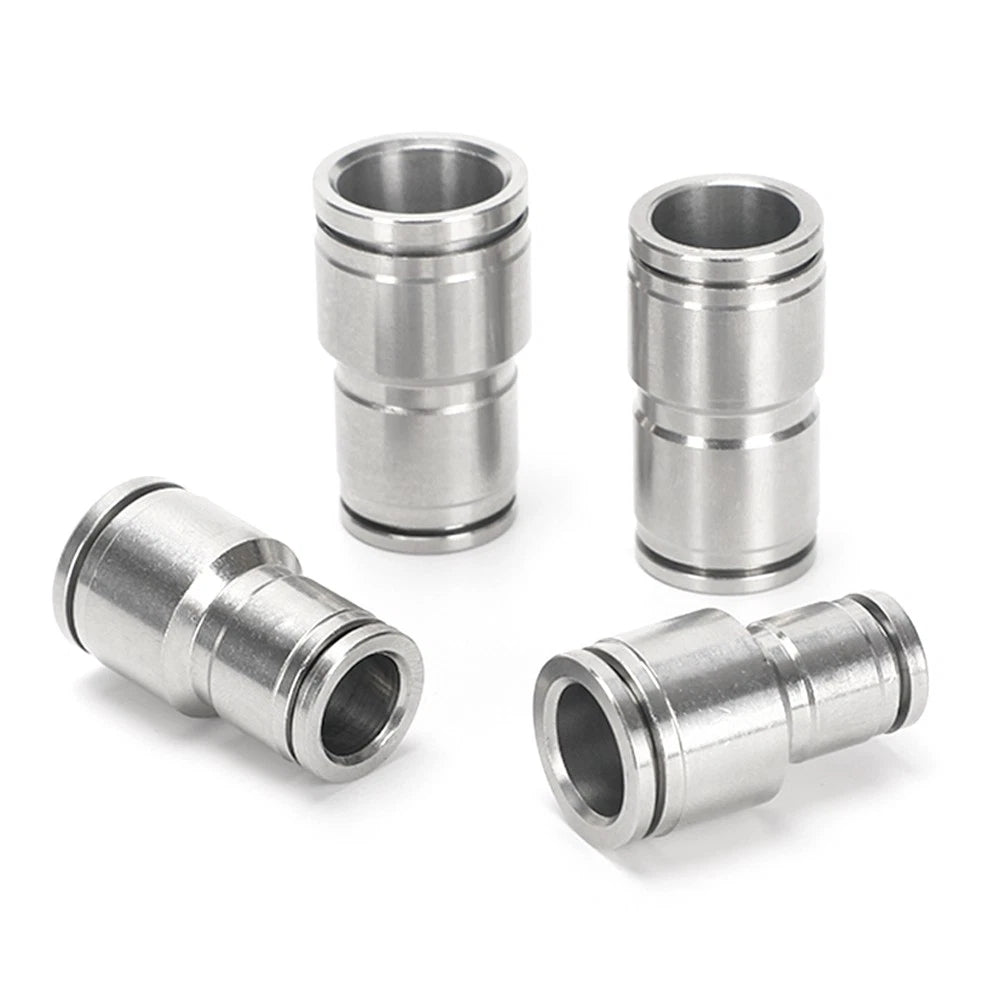 A2 Stainless Steel Pneumatic Push-in Fittings — All Types, 4–16mm