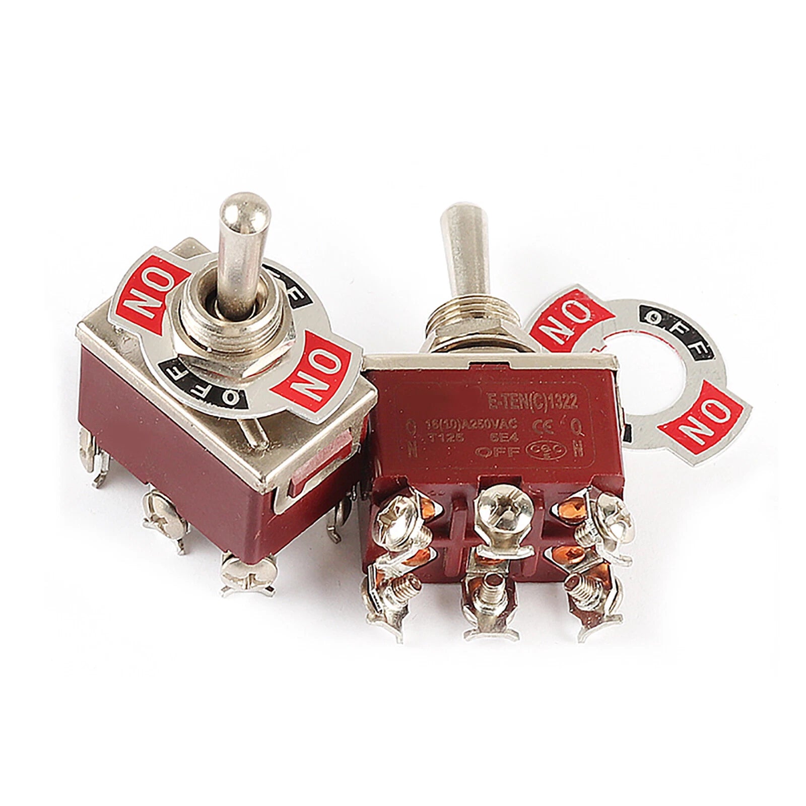 Heavy Duty Toggle Switch — 2 to 12 Position SPST/DPDT, 15A–25A, ON-OFF & ON-OFF-ON