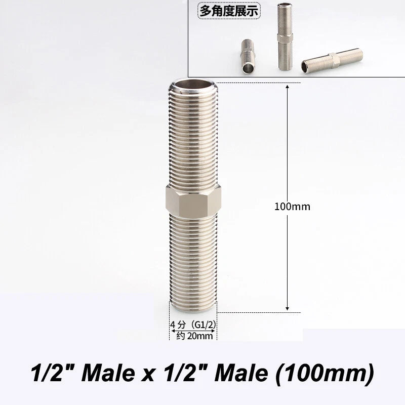Stainless Steel 90° Elbow BSP Pipe Fittings — Female & Male Reducing Adapters