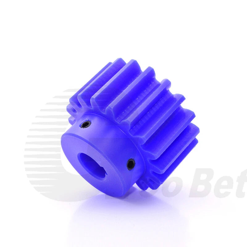 Module 2 3 Precision Spur Gear 12 - 30 Tooth Pinion with Step Keyway Bore Nylon
