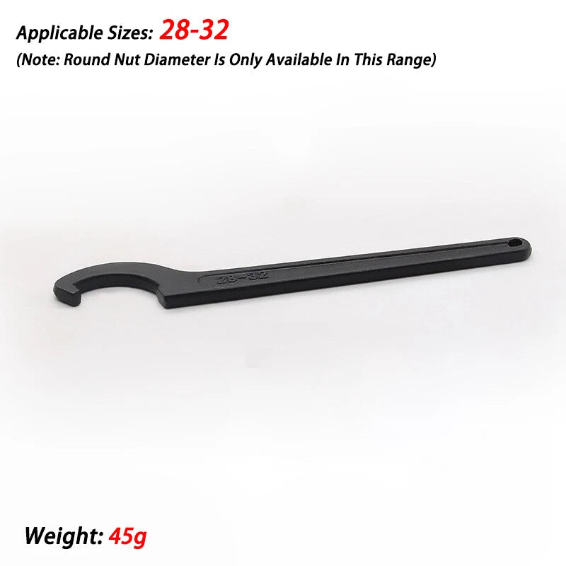 Hook Wrench C Spanner 22mm-320mm Repair Tool Motorcycle Bike Steering Suspension