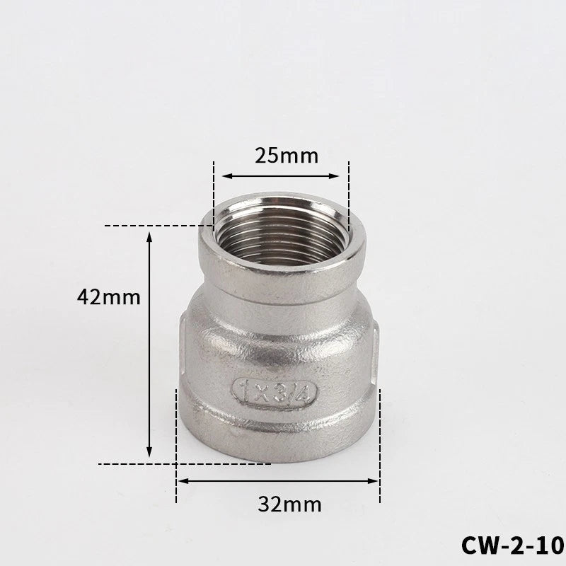 BSP Male Female Thread Connector – Stainless Steel Pipe Fittings (1/2" to 1")