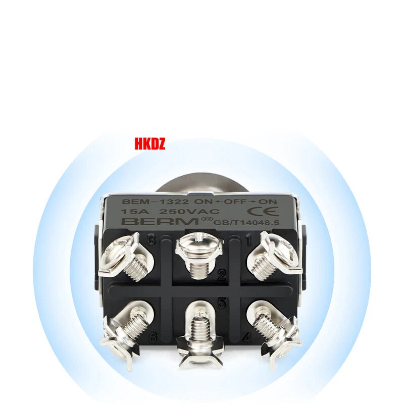 Heavy Duty Toggle Switch — 2/3 Position SPST DPDT, BEM & E-TEN Series, Pin or Screw Terminal