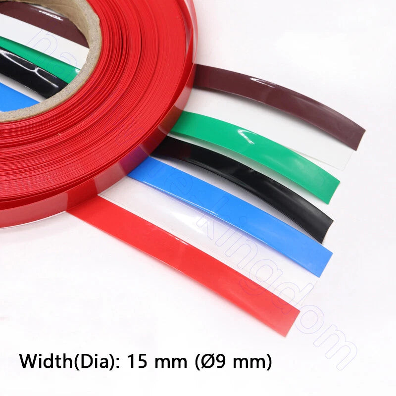 PVC Heat Shrink Tubing 7–130mm | RC Battery, LiPo, NiMH, NiCd Wire Wrap