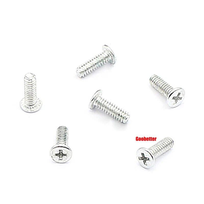 Phillips Pan Head Machine Screws M0.8 M1 M1.2 M1.4 M1.6 M1.7 — Cross Round Head Bolts, Multiple Coatings - HomeDIYer