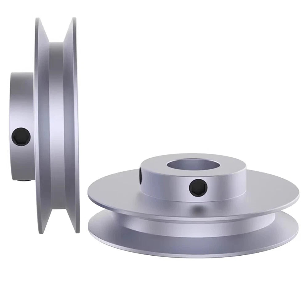 OD 50/60/80/100mm Pulley Aluminum V Single Groove Pulleys Wheels for B-Type Belt
