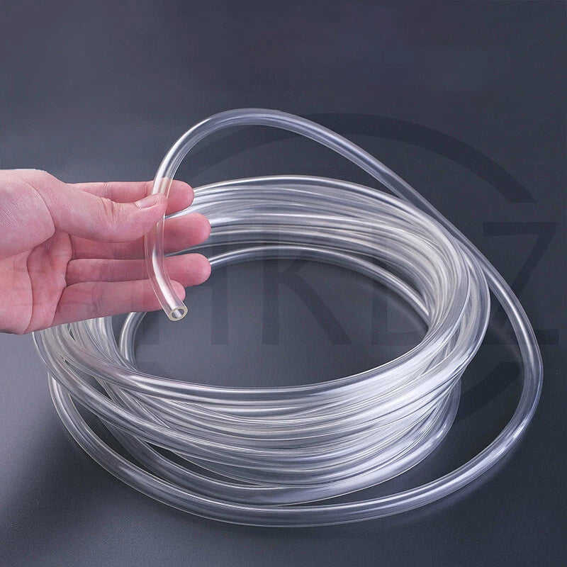 Clear PVC Hose Pipe Tube – Flexible Plastic Tubing for Water, Air, Pond & Aquarium