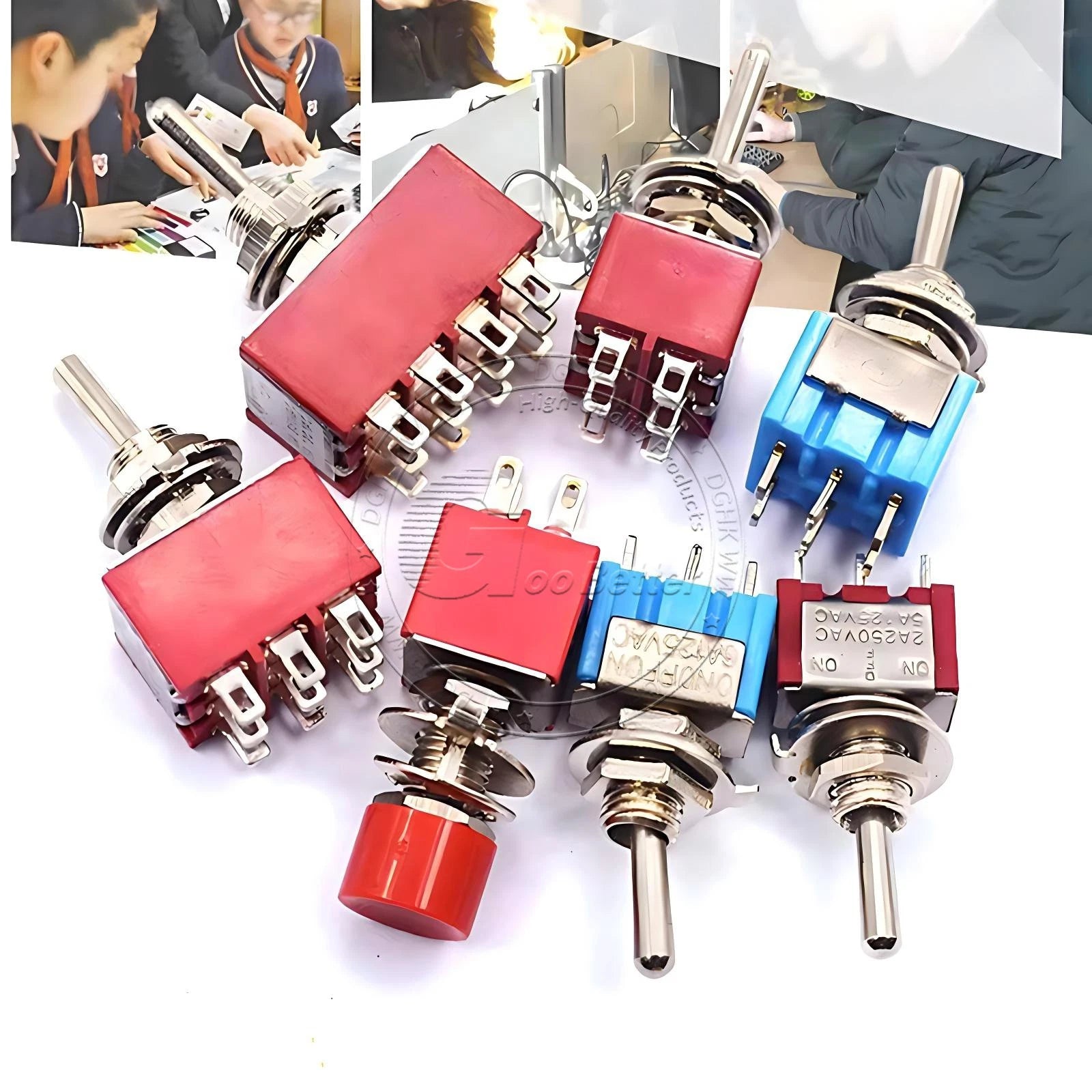 Miniature Toggle Switch — SPST/SPDT, 2–12 Pin, MTS/E-TEN/RLS Series, 79 Types