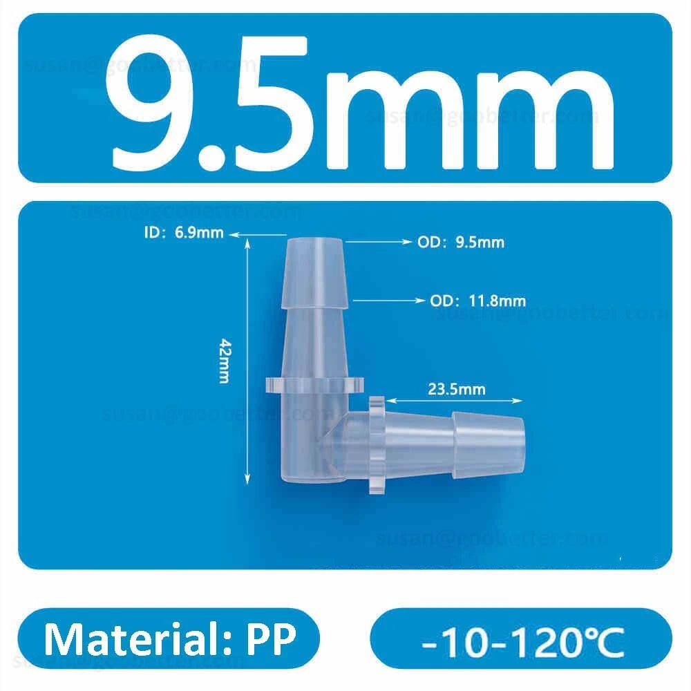 Plastic Barbed Hose Connectors — T-Piece, Elbow & Straight Fittings for Air & Water Lines