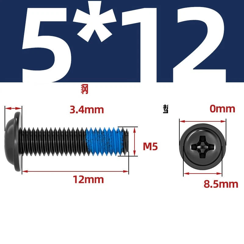 M2–M6 Flanged Button Head Screws – Carbon Steel, Phillips Drive, Nickel or Black Zinc Plated