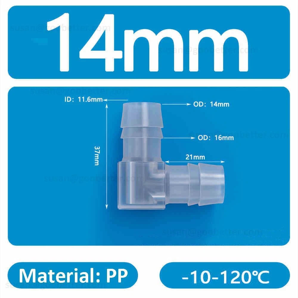 Plastic Barbed Hose Connectors — T-Piece, Elbow & Straight Fittings for Air & Water Lines