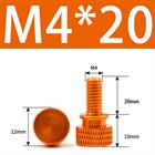 M3 M4 Anodized Aluminum Thumb Screws — Knurled Head Hand Bolts for PC Case, Fishing Rigs & DIY Projects