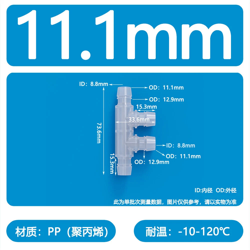 Plastic Pagoda Tubes Reducer Joint 2 3 4Way Hose Connector Tube Splitter Fitting