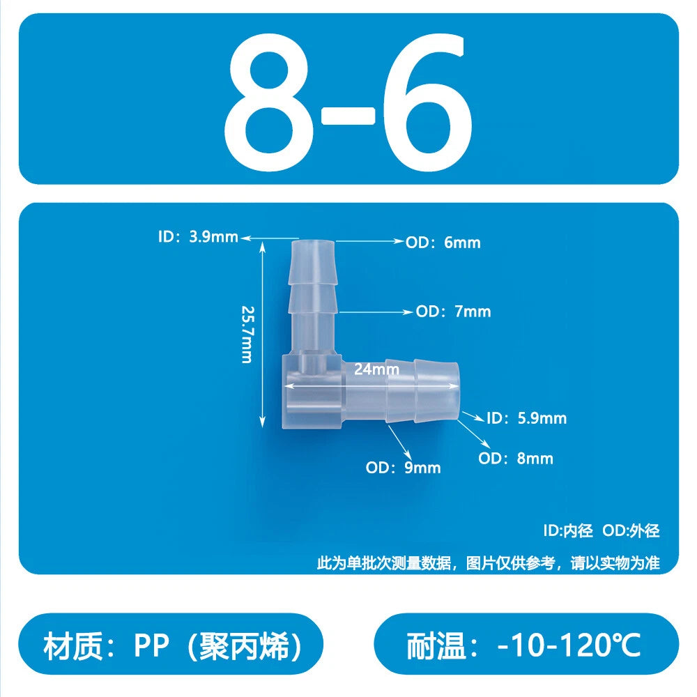 Plastic Pagoda Tubes Reducer Joint 2 3 4Way Hose Connector Tube Splitter Fitting