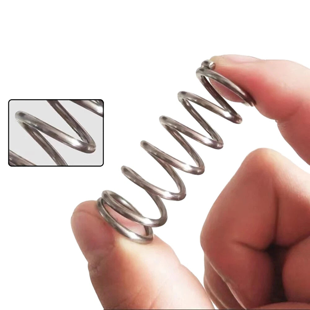Compression Spring 0.7mm Wire Dia.5mm-100mm Length Small Stainless steel Springs