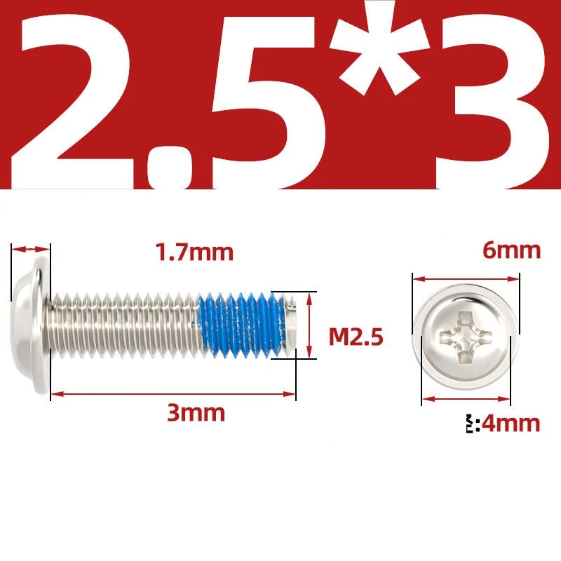 M2–M6 Flanged Button Head Screws – Carbon Steel, Phillips Drive, Nickel or Black Zinc Plated