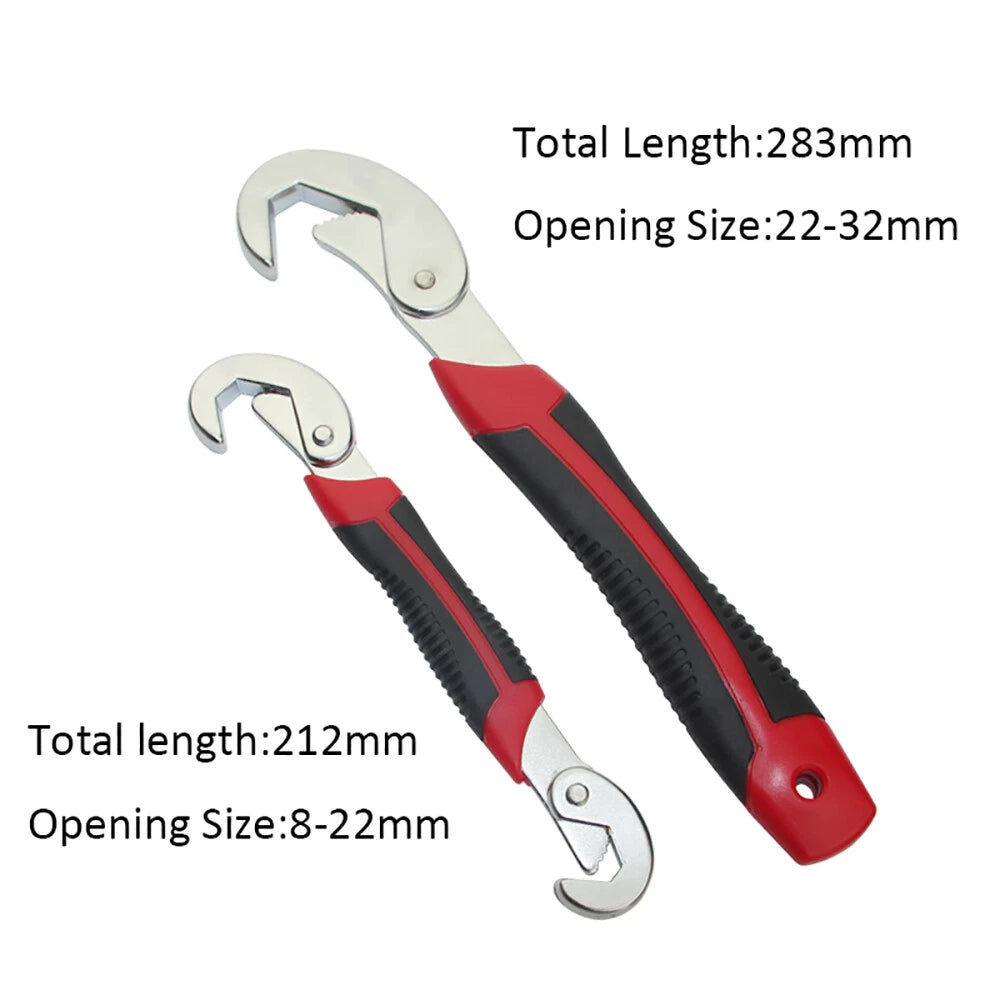Universal Wrench Adjustable Spanner Multi-Function Wrench Pipe Hand Tool 8-22mm