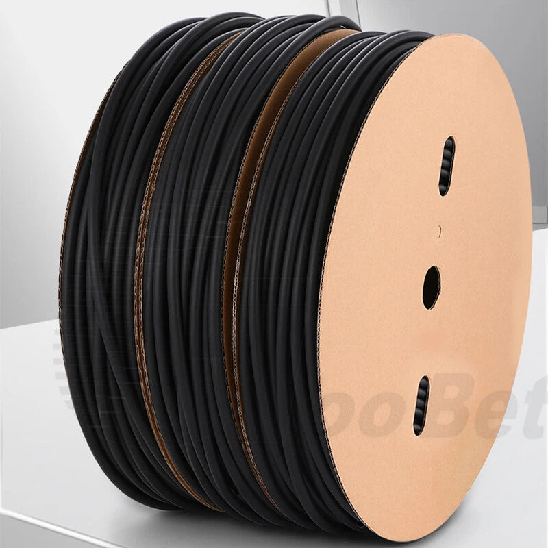 4:1 Adhesive Glue-Lined Heat Shrink Tubing – Waterproof Black
