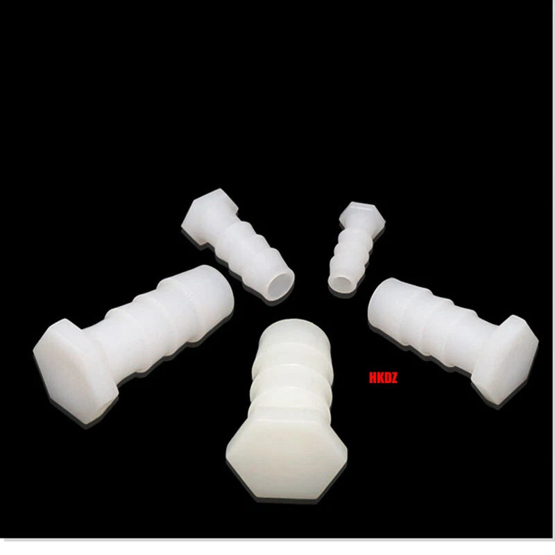 2.4~12mm Hosetail Connector Fitting Barb Male BSP Plastic Pool Hose Pipe Adaptor
