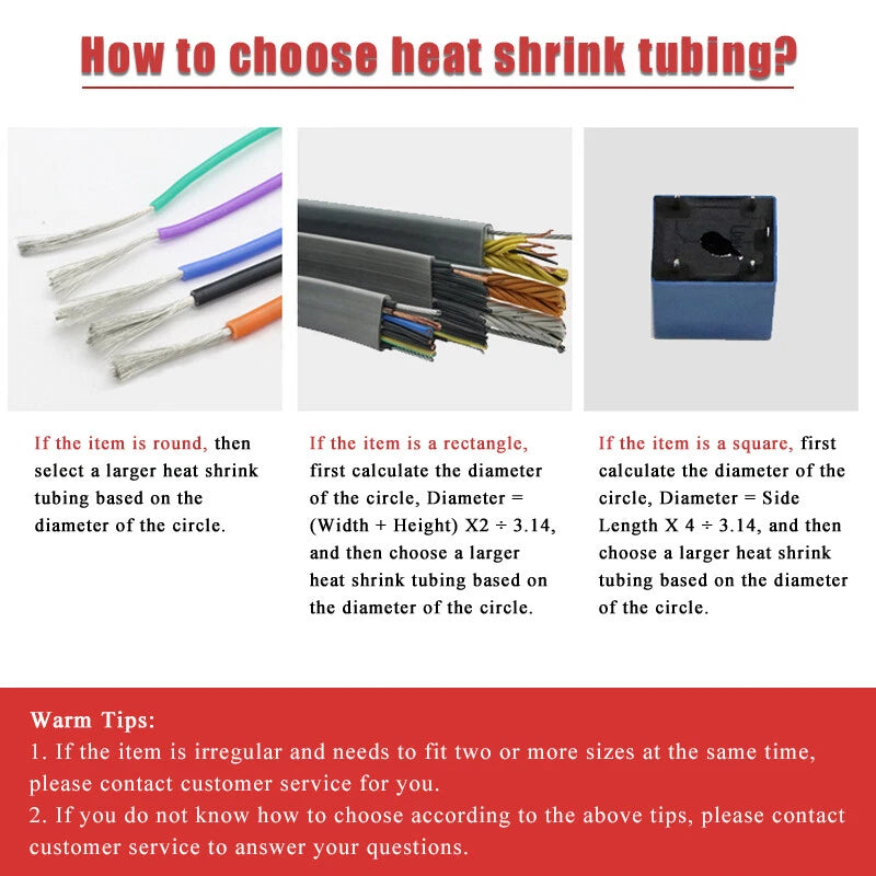 Heat Shrink Tubing 3:1 Adhesive Lined — Φ12.7mm Dual-Wall Cable Sleeve