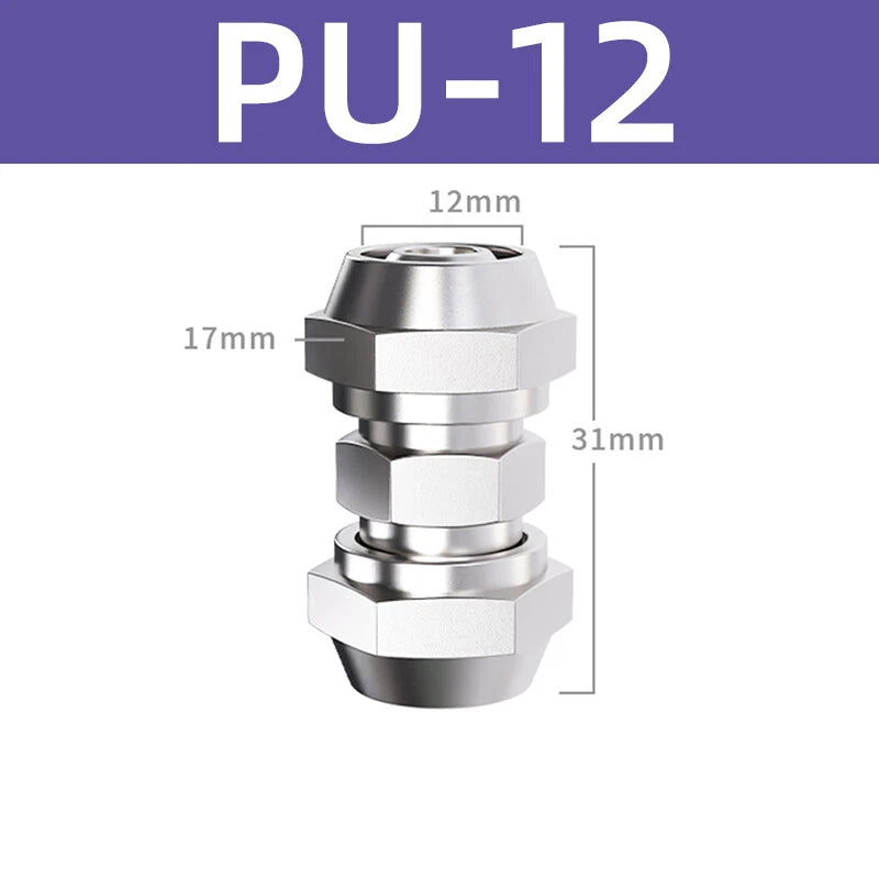 Stainless Steel Compression Coupling Fittings for Pipe — 4mm to 16mm
