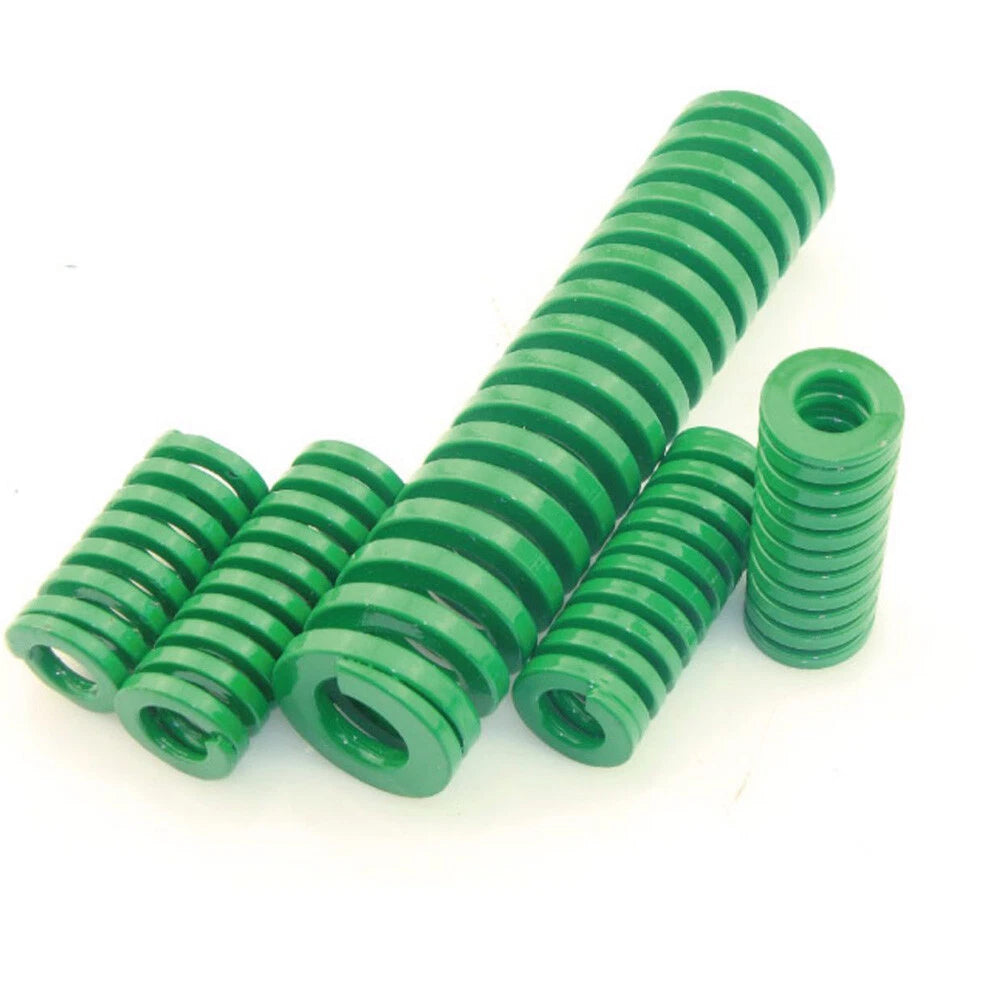 Green Heavy Load Die Mold Spring Compression Springs OD 14mm Length 20mm-100mm