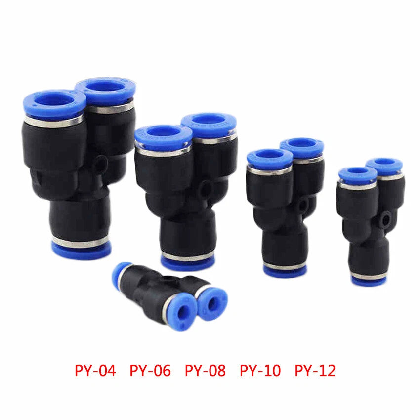 Pneumatic Push-In Tube Fittings | Air Line Quick Connectors 4–16mm OD