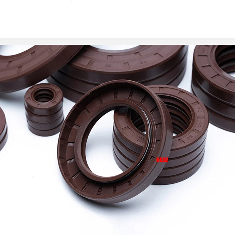 FKM TC Oil Seal – Fluorine Rubber Rotary Shaft Seal, ID 12–52mm, OD 25–100mm