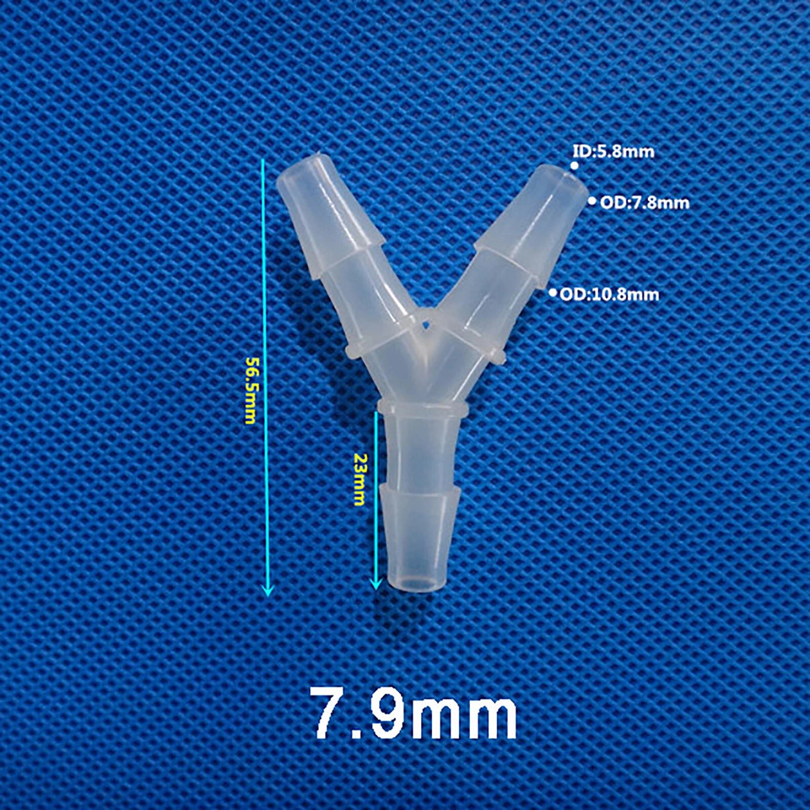 Y Joiner 3-Way Plastic Barb Hose Connector – Air Fuel Water Pipe Fitting