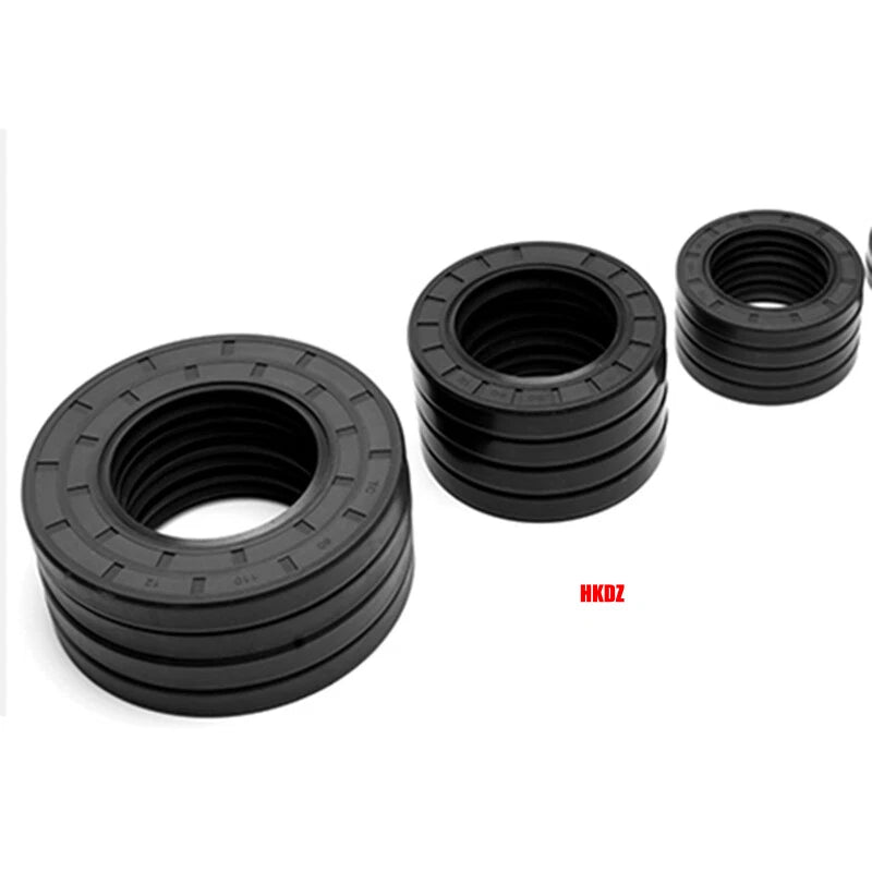 NBR TC Simmerring Oil Seal Nitrile Rubber Rotary Shaft Seals Metric ID 55~155mm