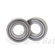 Stainless Steel 304 440 Mini Deep Groove Ball Bearings 603ZZ - 698ZZ Bore 3-9mm