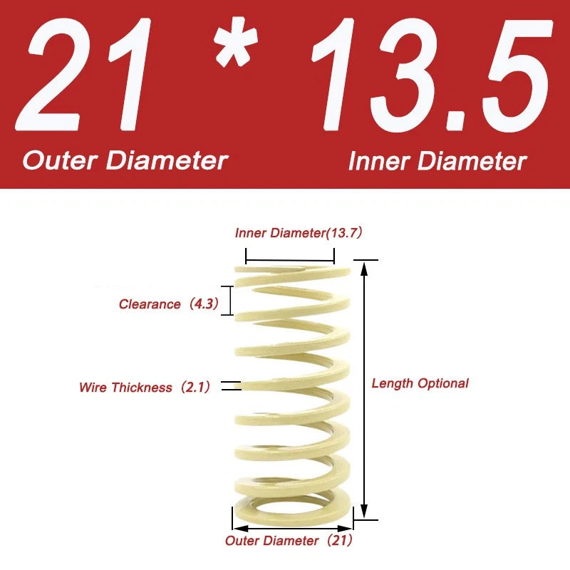 Heavy-duty Compression Mold Springs,length Up To 400,outer Diameter 10.5-50mm