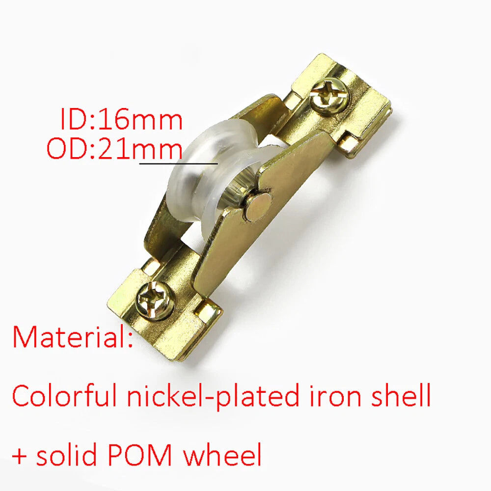 65Type Stainless Steel Sash Pulley Sliding Door Roller Runner Wheel Track Pulley