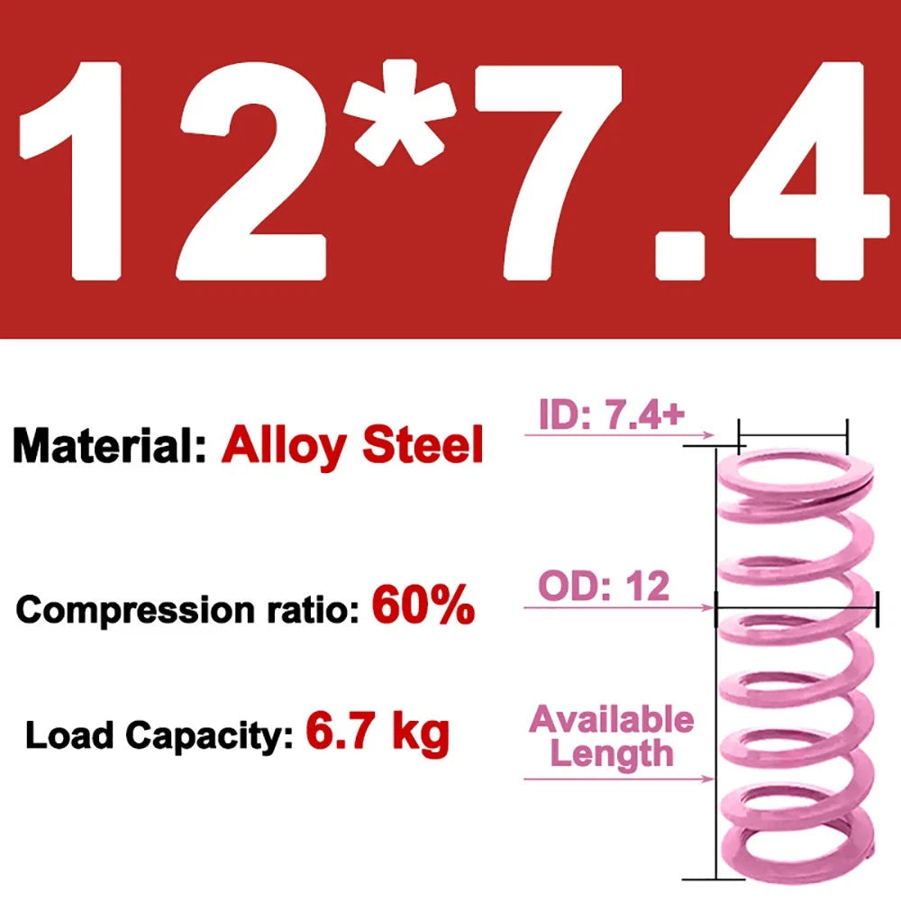 Heavy-duty Compression Mold Springs, OD 6-30mm, ID 3-20mm,Lengths Up To 200mm