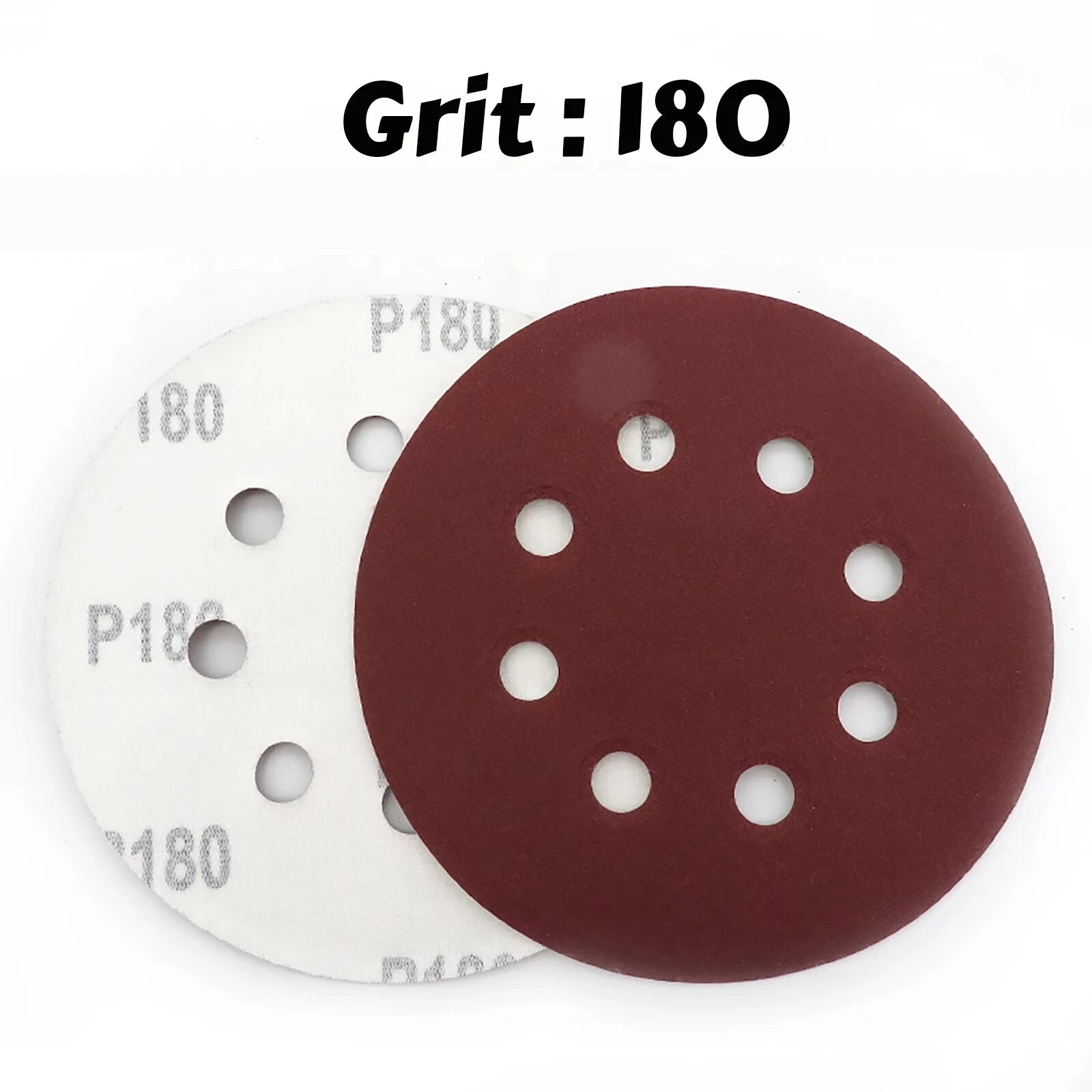 5"/9" Sanding Discs 40-2000 Grit Hook Loop 8 Hole Orbital Sander Paper Sandpaper