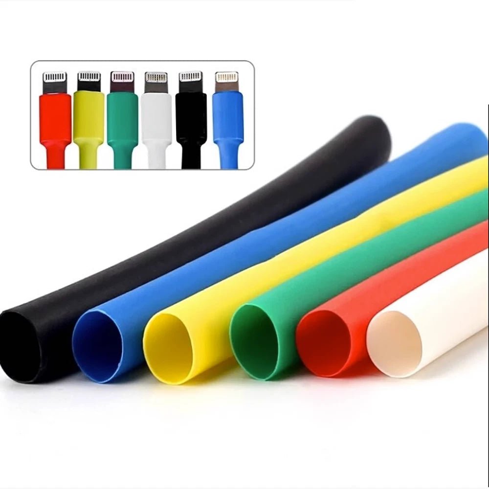 Heat Shrink Tubing 2:1 3:1 4:1 — Electrical Wire Sleeving, Multiple Sizes & Colors - HomeDIYer