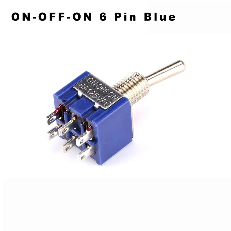 Mini Toggle Switch ON-ON ON-OFF-ON 3 6 9 12 Pin – Dashboard & Model Railway