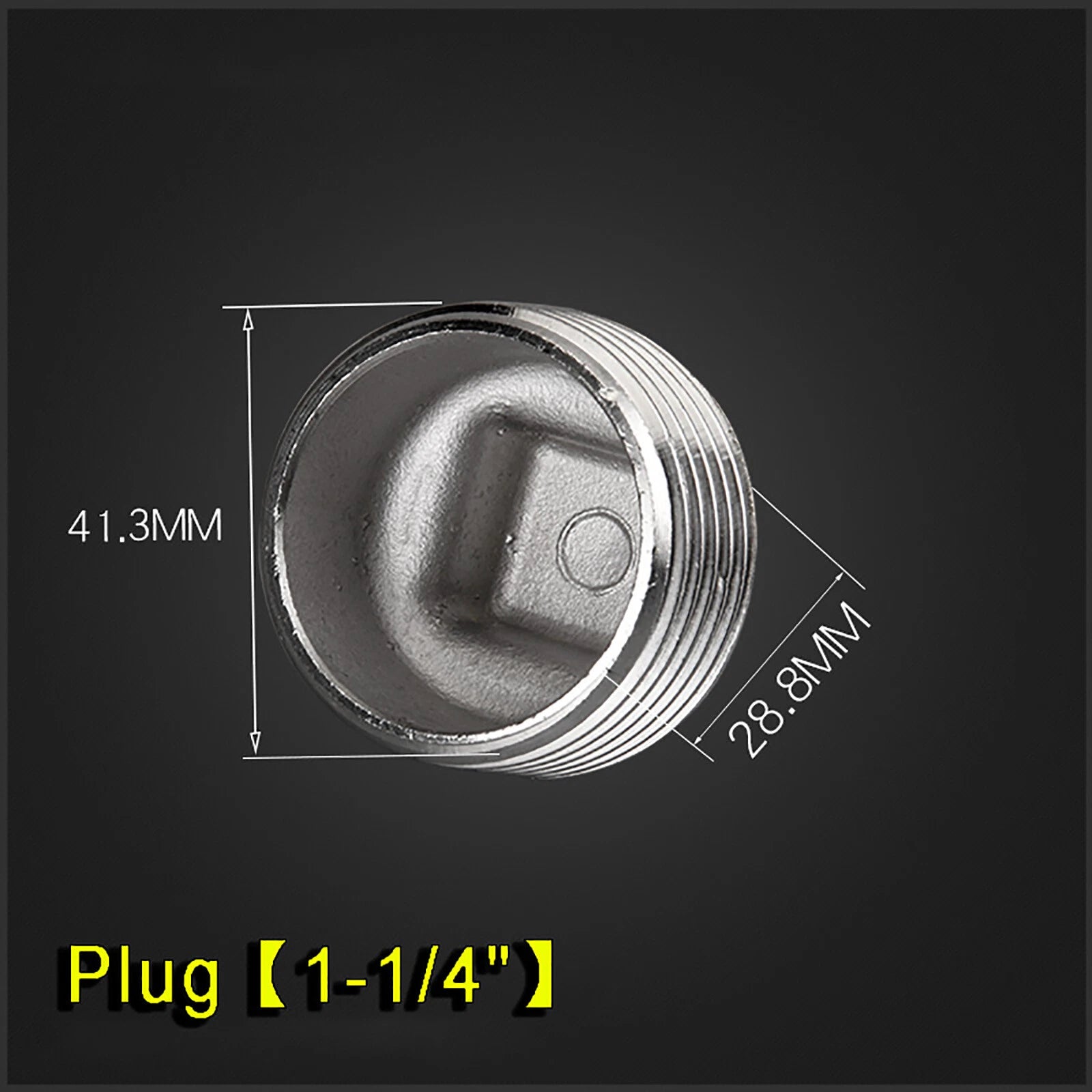 304 Stainless Steel BSP Female End Cap & Hollow Plug Pipe Fittings | 1/8" to 2"