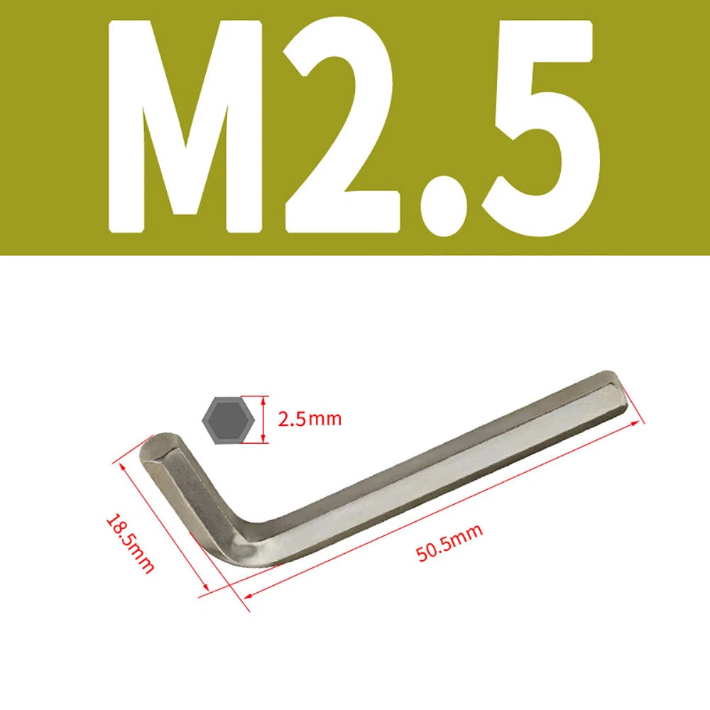 Allen Hex Key Long Arm Metric 0.7mm-17mm Hexagonal Wrench Keys Screwdriver 911-L