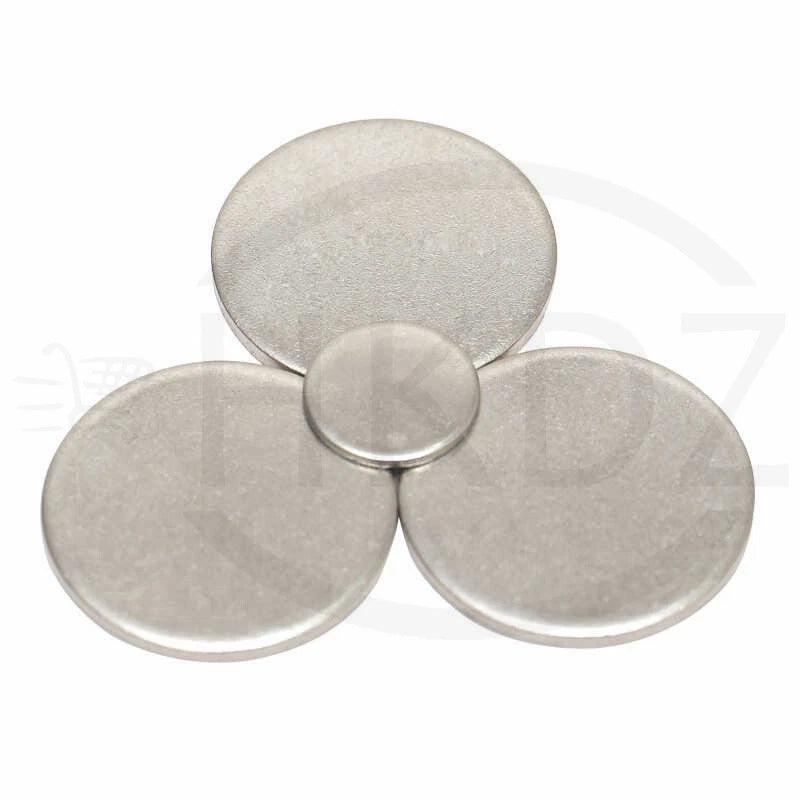 Stainless Steel Blank Round Disc 304 Grade Metal Sheet Plate Ø6-80mm Thick 1-5mm