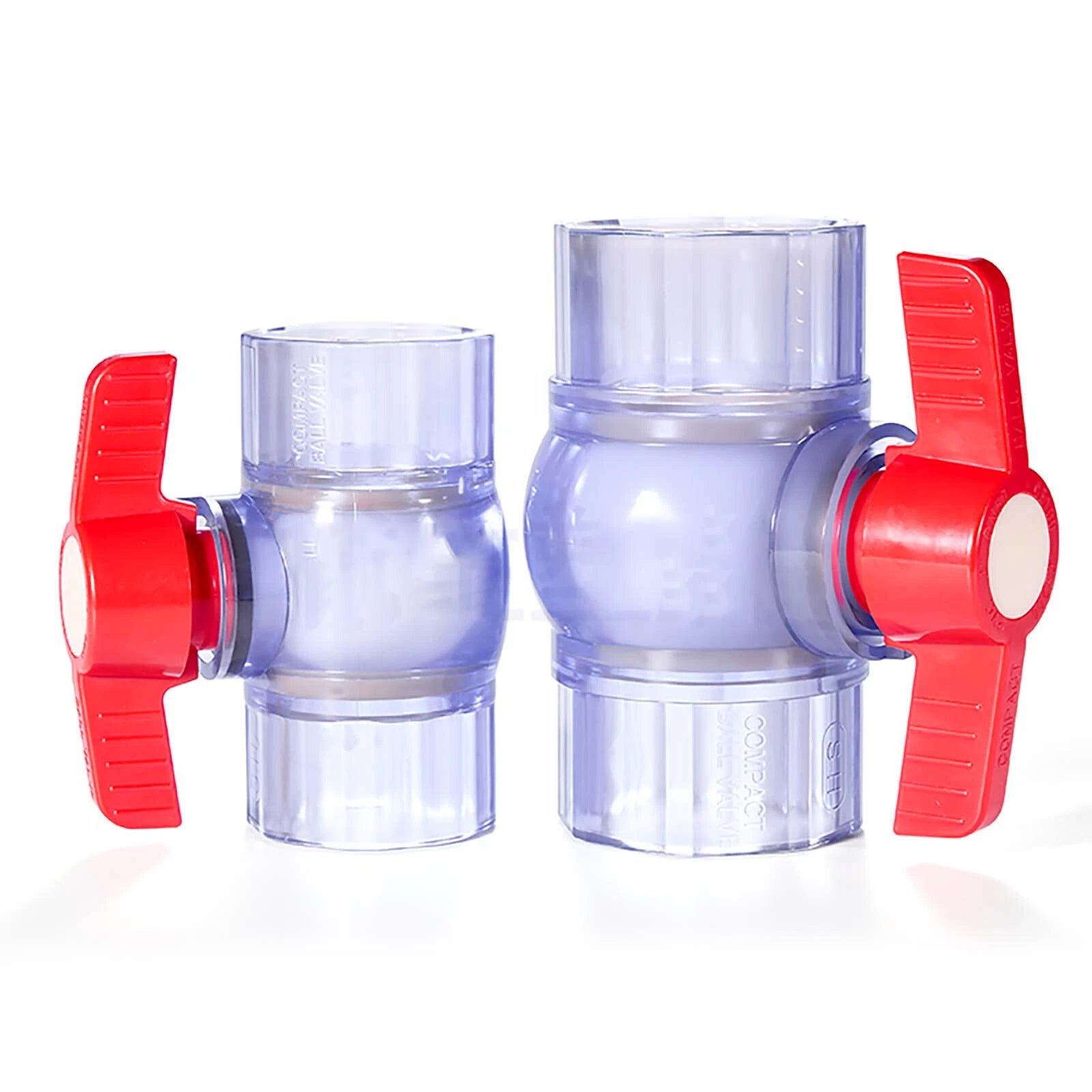 UPVC PVC Clear Plumbing Fittings Pipe For Aquarium Fish Tank Pond Solvent Weld