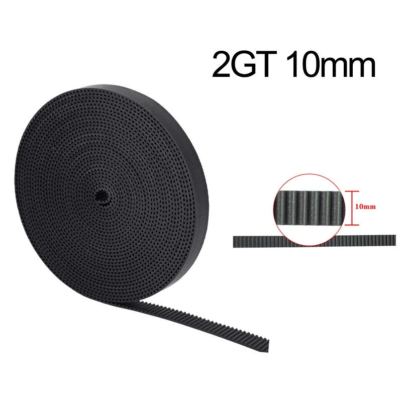GT2 / 3M / MXL / XL / 5M Timing Belt — Open-End Synchronous Drive Belt, 6mm–15mm Wide