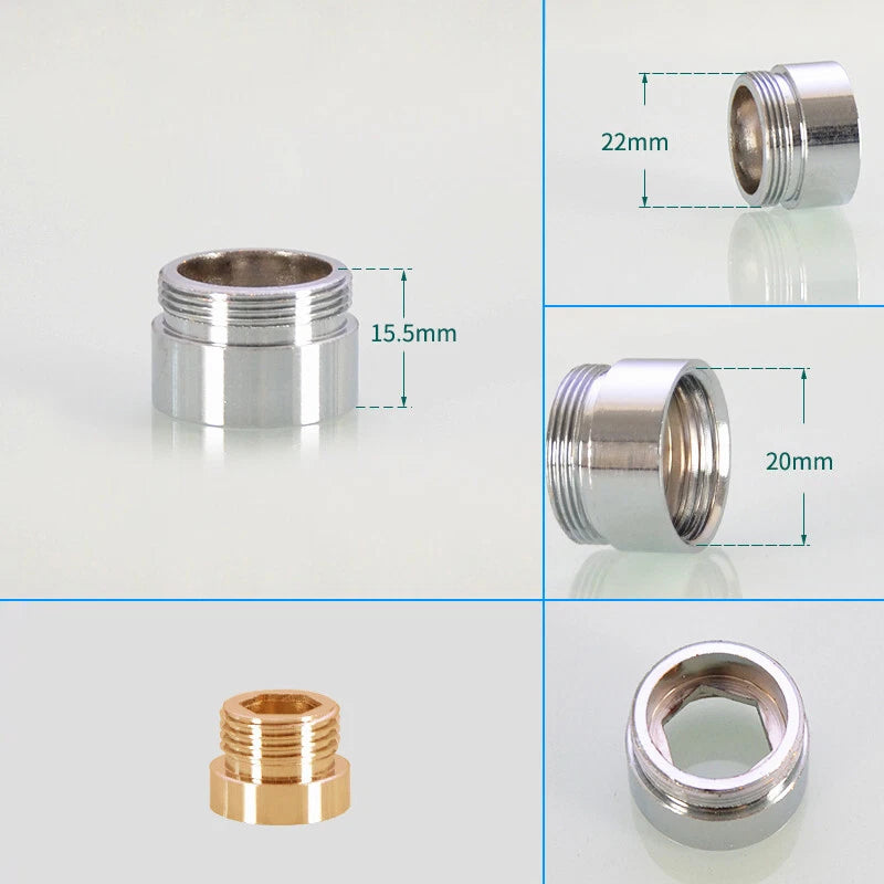 BSP Thread Male to Female Tap Connector Adapter — Kitchen & Garden Hose Fitting