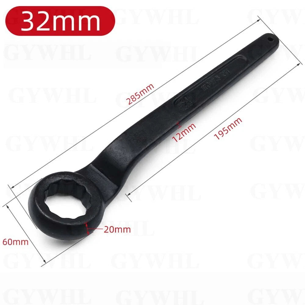 Slogging Striking Wrench Spanner Offset Box End Ring Type Wrench Carbon Steel