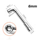 6mm-24mm Metric L Shaped Angled Open Hex 6 point Socket Wrench Doubleend Spanner